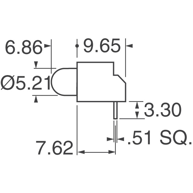 5305H3/5 Visual Communications Company - VCC  LED - Circuit imprimé Indicateurs Réseaux Barres lumineuses Graphiques à barres